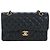 Borsa a tracolla CHANEL Chain Matelasse 23 Pelle Caviar Nero Oro CC Auth BA16030SV D'oro - vista 13