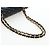 Borsa a tracolla CHANEL Chain Matelasse 23 Pelle Caviar Nero Oro CC Auth BA16030SV D'oro - vista 7