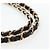 Borsa a tracolla CHANEL Chain Matelasse 23 Pelle Caviar Nero Oro CC Auth BA16030SV D'oro - vista 8