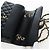 Borsa a tracolla CHANEL Chain Matelasse 23 Pelle Caviar Nero Oro CC Auth BA16030SV D'oro - vista 9