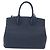 Salvatore Ferragamo Gancini Studio Tasche Leder 2way Navy Gold Auth 206236A - Ansicht 3