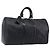 LOUIS VUITTON Epi Keepall 45 Boston Bag Black M42972 LV Auth 204059A Preto