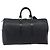 LOUIS VUITTON Epi Keepall 45 Boston Bag Black M42972 LV Auth 204059A Preto - vista 2