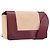 Céline Borsa a spalla CELINE flame in pelle Beige Rosso Vino Auth bs37453 Bordò