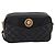 Sac à épaule à chaîne VERSACE en cuir noir et or Auth BA16023M Doré - vue 13