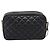 Sac à épaule à chaîne VERSACE en cuir noir et or Auth BA16023M Doré - vue 2