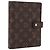 LOUIS VUITTON Monogram Agenda MM Day Planner Cover R20105 LV Auth 206302V Monograma