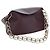 Chloé Borsa a tracolla Chloe Juana in pelle Bordeaux Gold Auth am12713M D'oro Bordò