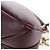 Chloé Borsa a tracolla Chloe Juana in pelle Bordeaux Gold Auth am12713M D'oro Bordò - vista 18