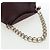 Chloé Borsa a tracolla Chloe Juana in pelle Bordeaux Gold Auth am12713M D'oro Bordò - vista 8
