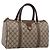 Borsa a mano GUCCI GG Supreme Web Sherry Line PVC Beige Gold 40 02 007 Auth 207408 D'oro