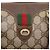 Borsa a mano GUCCI GG Supreme Web Sherry Line PVC Beige Gold 40 02 007 Auth 207408 D'oro - vista 19