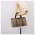 Borsa a mano GUCCI GG Supreme Web Sherry Line PVC Beige Gold 40 02 007 Auth 207408 D'oro - vista 25