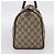 Borsa a mano GUCCI GG Supreme Web Sherry Line PVC Beige Gold 40 02 007 Auth 207408 D'oro - vista 3