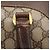 Borsa a mano GUCCI GG Supreme Web Sherry Line PVC Beige Gold 40 02 007 Auth 207408 D'oro - vista 9