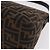 Borsa a Tracolla FENDI Zucca Canvas Mamma Baguette Nero Argento Auth BA16204V - vista 19