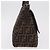 Borsa a Tracolla FENDI Zucca Canvas Mamma Baguette Nero Argento Auth BA16204V - vista 4