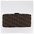 Borsa a Tracolla FENDI Zucca Canvas Mamma Baguette Nero Argento Auth BA16204V - vista 5