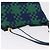 Borsa a tracolla Bottega Veneta INTRECCIATO Canvas Green Gold Auth 206749 - vista 14