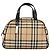 BURBERRY Nova Check Handtasche PVC Beige Silver Auth 205260A Silber - Ansicht 13