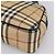 BURBERRY Nova Check Handtasche PVC Beige Silver Auth 205260A Silber - Ansicht 14