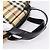BURBERRY Nova Check Handtasche PVC Beige Silver Auth 205260A Silber - Ansicht 7