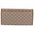 Céline Portafoglio lungo CELINE Macadam Canvas PVC Beige Gold Auth 205392A D'oro - vista 2