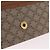 Céline Portafoglio lungo CELINE Macadam Canvas PVC Beige Gold Auth 205392A D'oro - vista 20