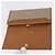 Céline Portafoglio lungo CELINE Macadam Canvas PVC Beige Gold Auth 205392A D'oro - vista 8