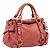 Bolsa de Mão Miu Miu em Couro 2way Rosa Tom Dourado Auth 167647M