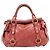 Bolsa de Mão Miu Miu em Couro 2way Rosa Tom Dourado Auth 167647M - vista 13