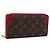LOUIS VUITTON Monogram Sleys Zippy Wallet Long Wallet Red M61854 LV Auth 205323V Vermelho Monograma