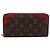 LOUIS VUITTON Monogram Sleys Zippy Wallet Long Wallet Red M61854 LV Auth 205323V Vermelho Monograma - vista 13