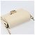 GUCCI Interlocking G Chain Schultertasche aus Leder Weiß Gold 607720 Auth 207449V Golden - Ansicht 14