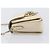GUCCI Interlocking G Chain Schultertasche aus Leder Weiß Gold 607720 Auth 207449V Golden - Ansicht 4