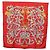 Hermès HERMES Carre 90 Seidentuch Rot Gelb "LES MORS A LA CONETABLE" Auth ki6871M - Ansicht 14