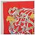Hermès HERMES Carre 90 Seidentuch Rot Gelb "LES MORS A LA CONETABLE" Auth ki6871M - Ansicht 15