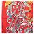 Hermès HERMES Carre 90 Seidentuch Rot Gelb "LES MORS A LA CONETABLE" Auth ki6871M - Ansicht 5