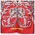Hermès HERMES Carre 90 Seidentuch Rot Gelb "LES MORS A LA CONETABLE" Auth ki6871M - Ansicht 9
