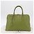 PRADA Handtasche Saffiano Leder Green Gold Auth 207400V Golden Grün - Ansicht 12