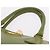 PRADA Handtasche Saffiano Leder Green Gold Auth 207400V Golden Grün - Ansicht 15