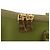 PRADA Handtasche Saffiano Leder Green Gold Auth 207400V Golden Grün - Ansicht 23