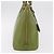 PRADA Handtasche Saffiano Leder Green Gold Auth 207400V Golden Grün - Ansicht 4