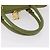 PRADA Handtasche Saffiano Leder Green Gold Auth 207400V Golden Grün - Ansicht 7
