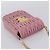 Borsa a tracolla Miu Miu Matelassé con catena in pelle Pink Gold Auth 207619V Rosa D'oro - vista 6