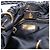 Miu Miu Handtasche Leder 2way Schwarz Goldton Auth 167722M - Ansicht 20