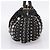 Miu Miu Handtasche Leder 2way Schwarz Goldton Auth 167722M - Ansicht 4
