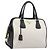 Saffiano Bolsa de mão PRADA Couro Safiano White Gold Auth bs37455A Branco Dourado