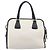 Saffiano Bolsa de mão PRADA Couro Safiano White Gold Auth bs37455A Branco Dourado - vista 2