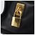 Saffiano Bolsa de mão PRADA Couro Safiano White Gold Auth bs37455A Branco Dourado - vista 25